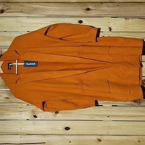 Modcloth Orange Long Cardigan